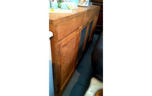 APARADOR BAJO TECA 4 PUERTAS 2 CAJONES
