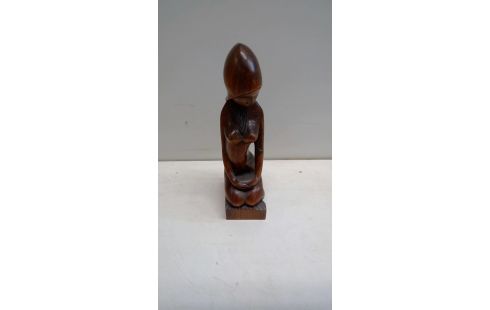 ESTATUÍLLA, , DESNUDO, , MADERA