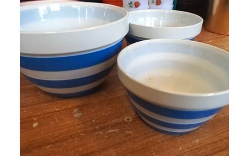 LOT DE 3 VASES CORNISH KITCHEN