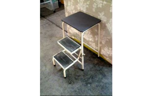 ESCABEAU DE BIBLIOTHEQUE BLANC