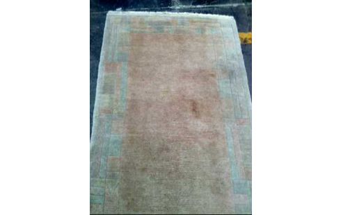 TAPIS ROSE VERT GRIS