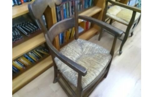 FAUTEUIL PAILLE EN L'ETAT