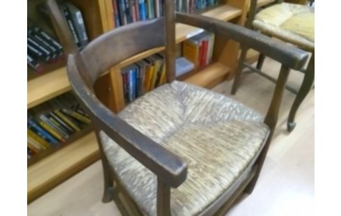 FAUTEUIL PAILLE EN L'ETAT