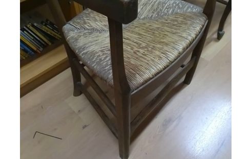 FAUTEUIL PAILLE EN L'ETAT