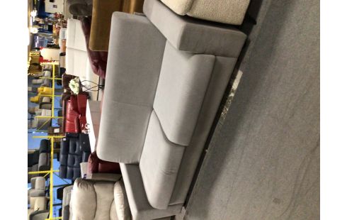 DIVAN LIT TISSU GRIS