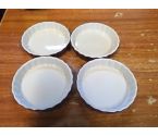 LOT DE 4 PLATS TARTELETTE D10