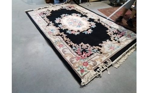TAPIS CHINOIS TON NOIR 200X300