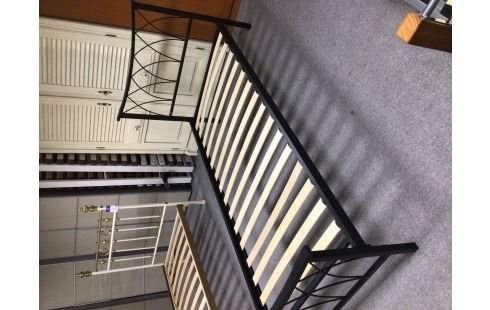 LIT 90X200 SOMMIER METAL NOIR