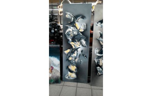 HUILE SUR TOILE  ALAIN  FARET  L' UN