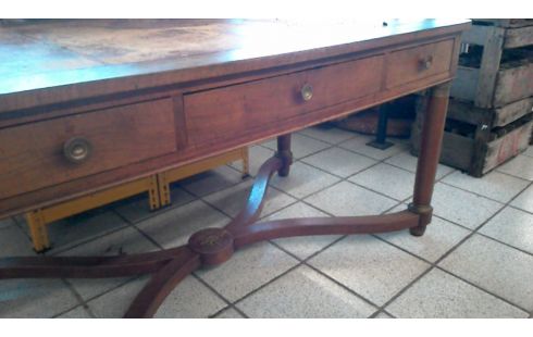 BUREAU  EMPIRE COLONNES  DÉTACHÉES