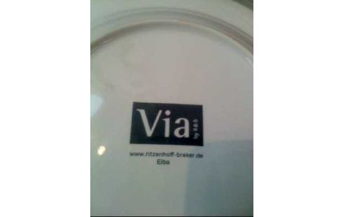 TELLERSET 12-TLG WEISS M.MUSTER >RITZ.BREKER>