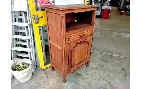 MEUBLE D'APPOINT NICHE 1 PORTE / 1 TIROIR + CLE