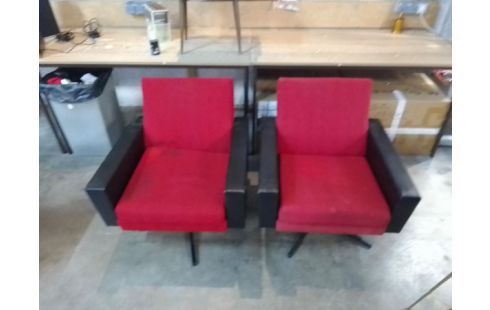 FAUTEUIL VINTAGE LA PAIRE FAUTEUILS VINTAGE LA PAIRE