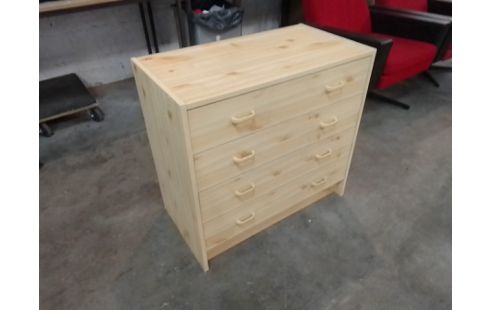 COMMODE 4 TIROIRS MELAMINE