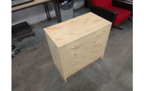 COMMODE 4 TIROIRS MELAMINE