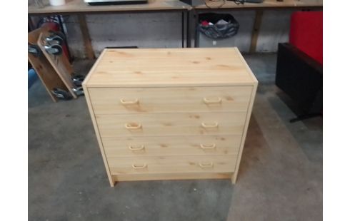 COMMODE 4 TIROIRS MELAMINE