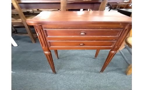 CHEVET 2 tiroirs merisier