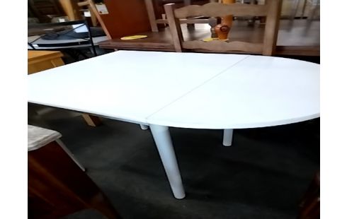 TABLE blanche  abattants pl