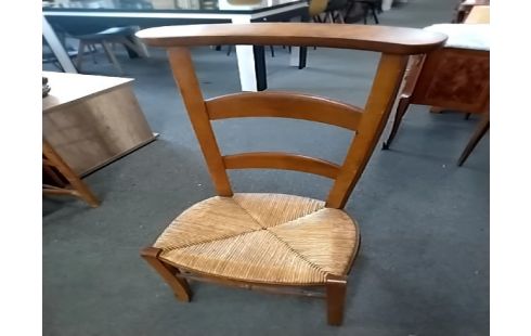 PRIE DIEU Bois paille