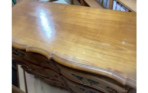 COMMODE 3 TIROIRS MERISIER STYLE LXV