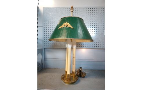 LAMPE BOUILLOTTE ABAT JOUR TOLE