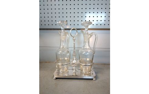 HUILIER METAL ARGENTE