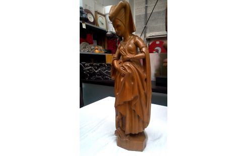 STATUE FRAU, , HOLZ