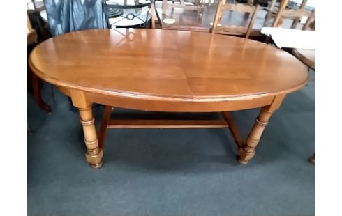 TABLE RUSTIQUE OVALE1A.LONGE