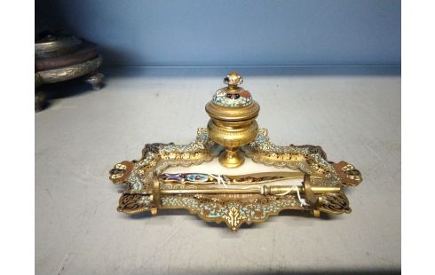 DECORATION ENCRIER CLOISONNÉ