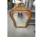 MIROIR STYLE LOUIS XV BOIS ET DORE