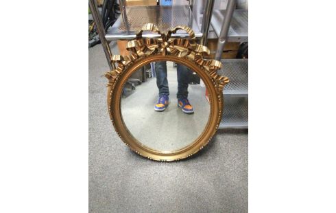 MIROIR MÉDAILLON STYLE LOUIS XVI