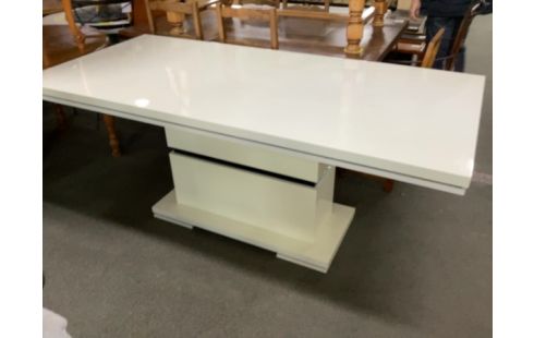 TABLE MODERNE RECTANGULAIRE BLANCHE 190X90