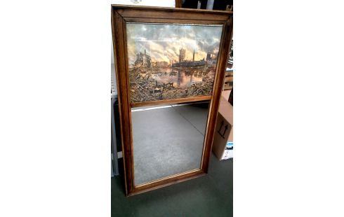 MIROIR, , CADRE, , BOIS, , REPRODUCTION