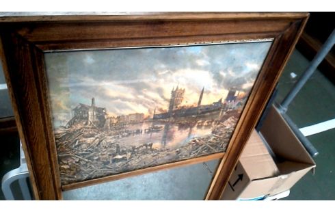 MIROIR, , CADRE, , BOIS, , REPRODUCTION