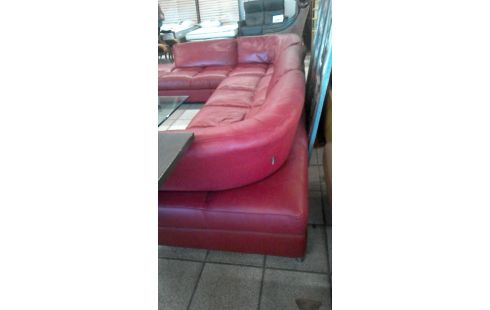 SOFA ECK- LEDER ROCHE ET BOBOIS