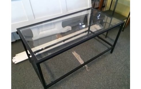 TABLE D'APPOINT PLATEAU VERRE