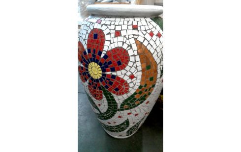 BLOEMPOT BLOEM MOZAIEK GROOT MODEL