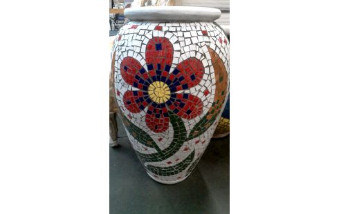 BLOEMPOT BLOEM MOZAIEK GROOT MODEL
