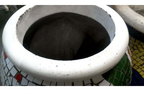 BLOEMPOT BLOEM MOZAIEK GROOT MODEL