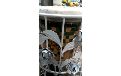 BLOEMPOT MOZAIEK GROEN