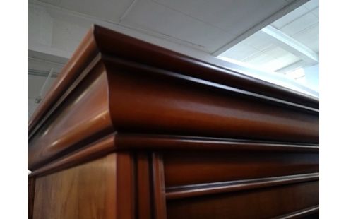 VITRINE BIBLIOTHEQUE MERISIER