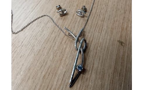 BIJOU bo et collier argent