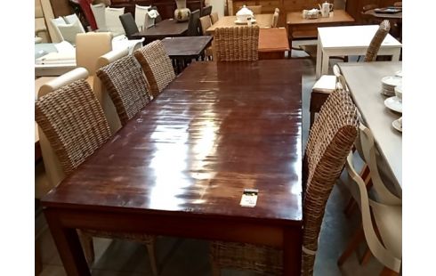 TABLE de salle a manger bambou incroyable !