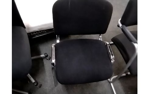 CHAISE D'ACCUEIL Noire