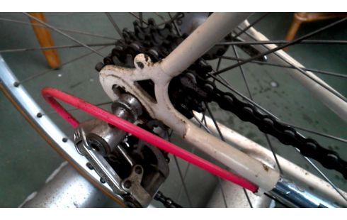 BICICLETA ROSA CRUDO AÑADA