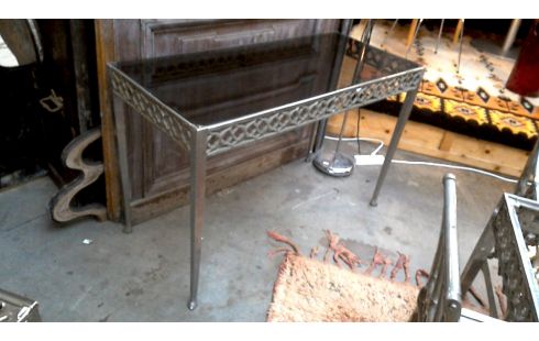 SALON DE JARDIN BAROQUE MOULE ALUMINIUM