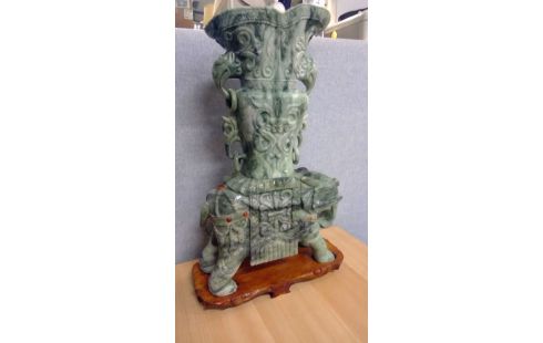 ESTATUA, , ELEFANTE JADE CHINO