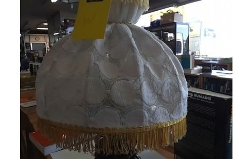 LAMPE A POSER AVEC VERRE BLEU