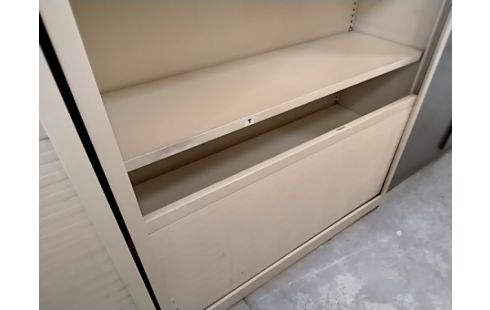 ARMOIRE RIDEAU BEIGE SANS CLE