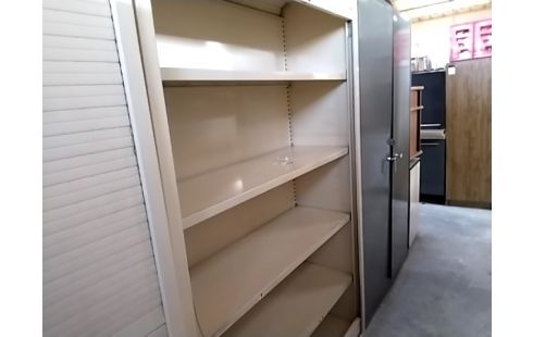 ARMOIRE RIDEAU BEIGE SANS CLE